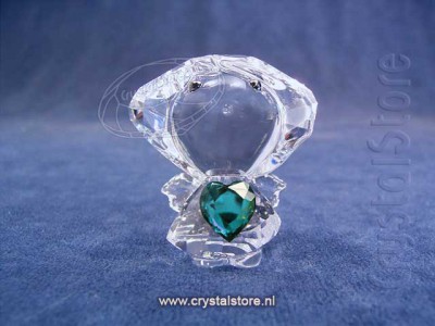 Swarovski Kristal 2014 5041825 Verjaardags Engel 12 - December Groenblauw