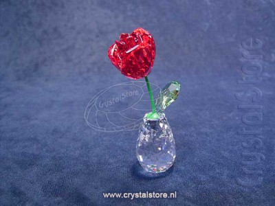 Swarovski Kristal - Bloemendromen - Rode Roos (geen doos)