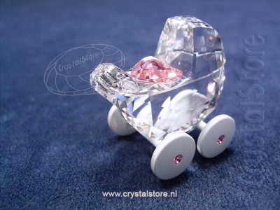 Swarovski Kristal 2013 5003407 Kinderwagen - Roze