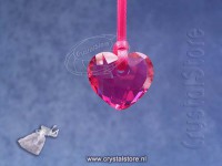 Fuchsia Heart Ornament