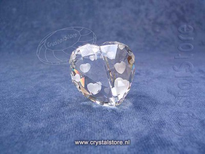 Swarovski Kristal - Love Heart Crystal Silver Shade