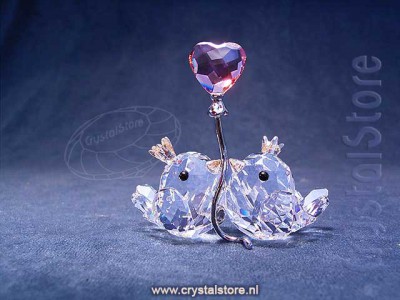 Swarovski Kristal 2020 5492226 Tortelduifjes Roze Hart