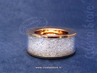 Swarovski Kristal 2009 1068985 Crystalline Tea Light Small Gold (limited edition)