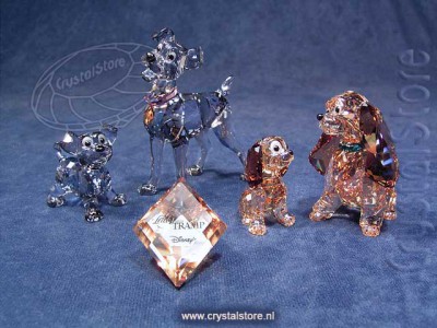 Swarovski Kristal 2011 1090823 Complete Set Lady en de Vagebond