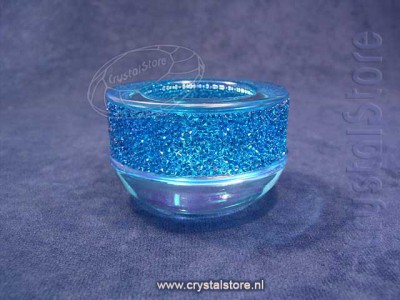 Swarovski Kristal 2016 5136916 Shimmer Tea Light Capri Blue