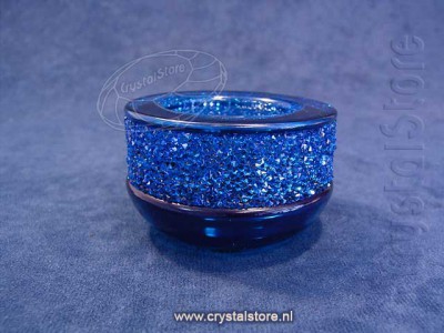 Swarovski Kristal 2016 5136918 Shimmer Tea Light Dark Blue