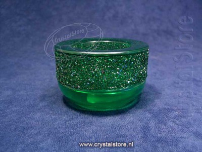 Swarovski Crystal - Shimmer Tea Light Green