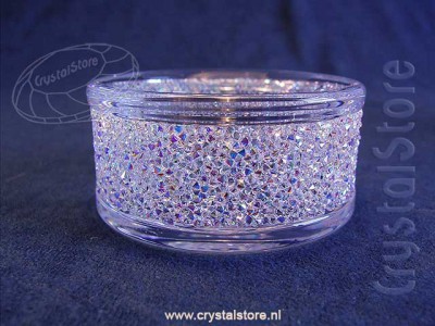 Swarovski Crystal - Shimmer Tea Light Holder Aurora Borealis