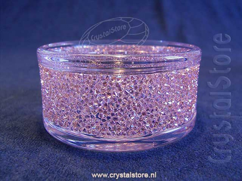Grondwet Geheim top swarovski kristal | Shimmer Theelichthouder Roze (5474276)