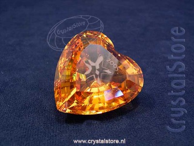 Swarovski Crystal - Heart Harmony Topaz