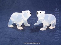 Polar bear cubs White Opal 