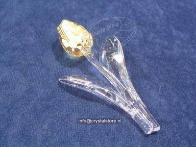 Swarovski Kristal - Tulp geel