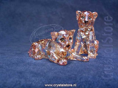 Swarovski Kristal 2019 5428542 SCS Amur Leopard Cubs