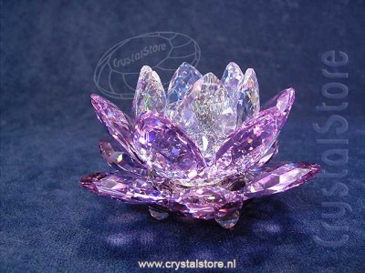 Swarovski Kristal 2014 5066011 Waterlelie Kandelaar Violet