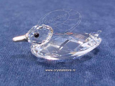 Swarovski Kristal - Eend Mini zilveren snavel