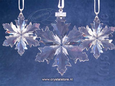 Swarovski Kristal 2014 5059030 Christmas Ornament Set 2014