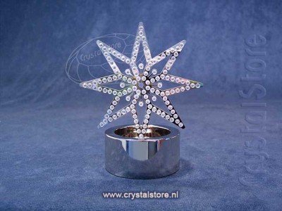 Swarovski Kristal 2014 5030477 Tea Light Silver Star