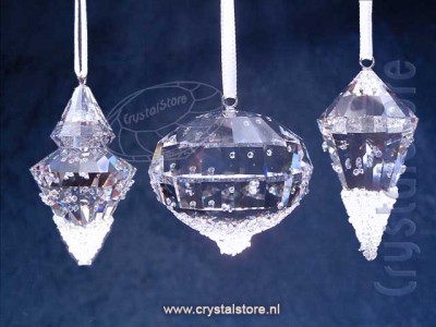 Swarovski Kristal 2016 5223618 Christmas Ornaments (Set of 3)