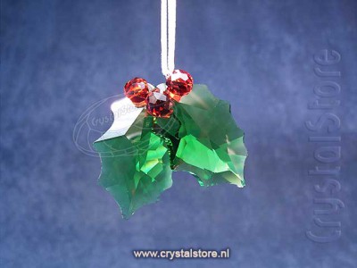 Swarovski Kristal 2017 5286155 Hulstblad Holly Kerst Ornament