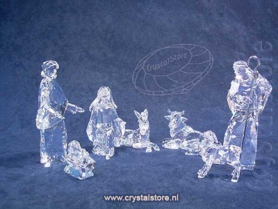 Swarovski Crystal - Nativity Scene Set
