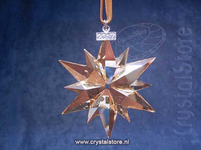 Swarovski Kristal 2016 5268827 SCS Christmas Ornament 2017 Golden Shadow