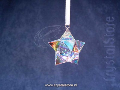 Swarovski Kristal 2017 5283478 Star Ornament Aurora Borealis - Small