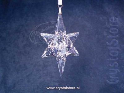 Swarovski Kristal 2017 5287019 Ornament Star Clear Large