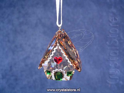 Swarovski Kristal 2018 5395977 Gingerbread House Ornament