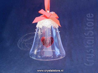 Swarovski Kristal 2019 5464881 Christmas Bell Ornament Heart - 2019