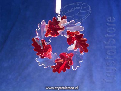 Swarovski Crystal - Wreath Ornament - Leaves