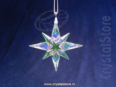 Swarovski Kristal 2019 5464868 Star Ornament Small Aurora Borealis