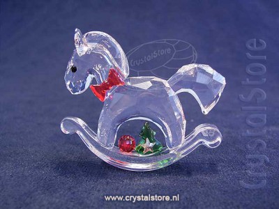 Swarovski Crystal - Rocking Horse - Happy Holidays