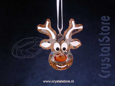 Swarovski Crystal - Gingerbread Reindeer Ornament