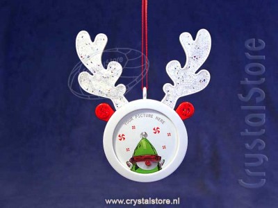 Swarovski Crystal - Holiday Cheers Reindeer Hanging Picture Frame