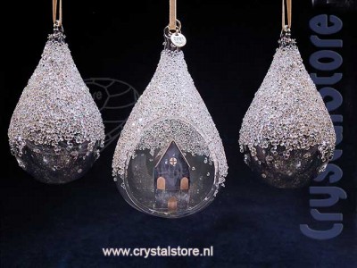 Swarovski Kristal - Holiday Magic SCS AE 2021 Ornament Set (5596791)