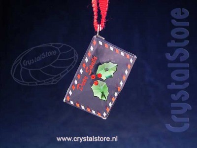 Swarovski Crystal - Holiday Cheers Letter to Santa Ornament