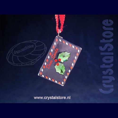 Swarovski | Cheers Holiday to Santa Ornament Letter Crystal