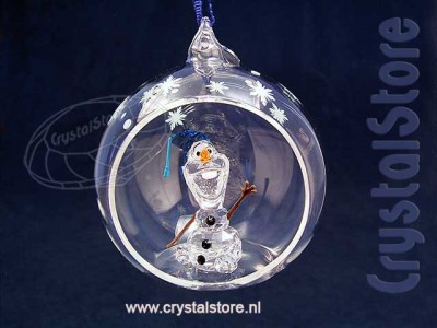 Swarovski Crystal - Frozen Olaf Ball Ornament