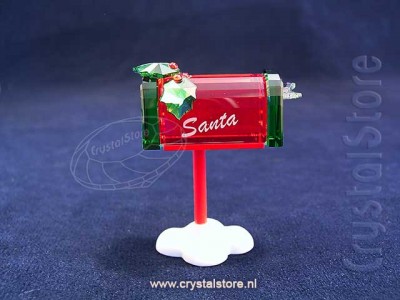 Swarovski Kristal - Holiday Cheers Brievenbus van de Kerstman
