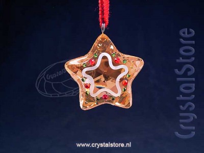 Swarovski Crystal - Holiday Cheers Gingerbread Star Ornament