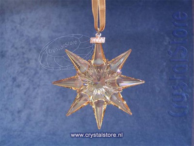 Swarovski Kristal - Gouden kerstster 2009