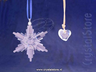Swarovski Crystal - Snowflake & Heart Choker Set