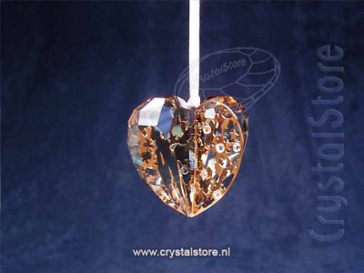 Swarovski Kristal - Kerstornament Hart Goud