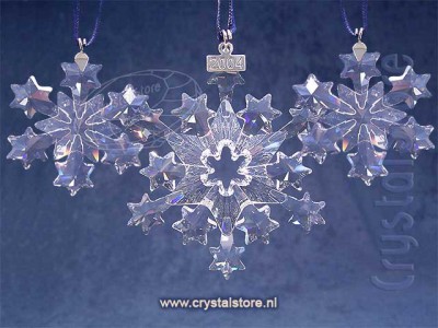 Swarovski Kristal 2004 682961 Christmas Ornament Set 2004