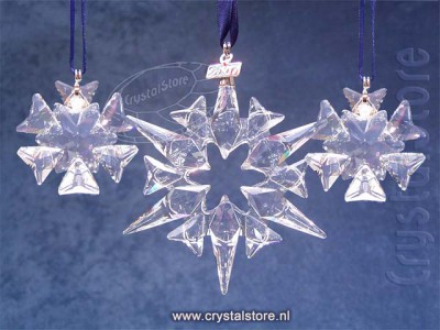 Swarovski Crystal - Christmas Ornament Set 2007