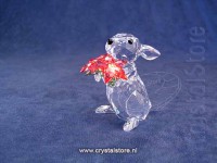 Rabbit  with Poinsettia 
