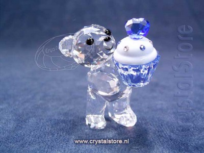 Swarovski Crystal - Kris bear Blue Cupcake