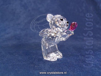 Swarovski Crystal - Kris bear  Blowing kisses
