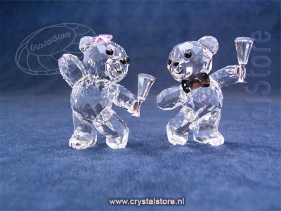 Swarovski Crystal - Kris bear  Let`s Celebrate