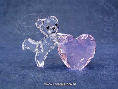 Swarovski Kristal 2017 5265323 Kris Bear Pink Heart